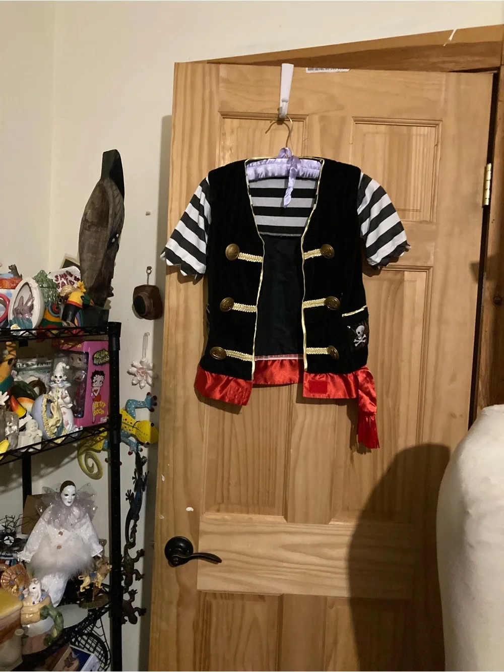 Melissa & Doug kids Pirate Costume Jacket with Hook Accessory